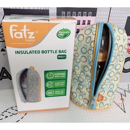 Túi giữ nhiệt bình sữa đơn FATZ FatzBaby FB2005SL (Công nghệ Hàn Quốc)