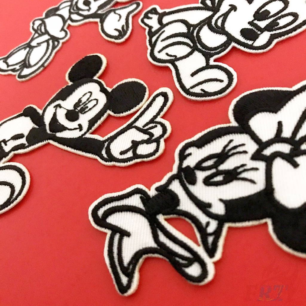 Sticker ủi thêu hình Mickey Minnie（☸ Disney：Mickey Mouse S-7 Patch ☸）