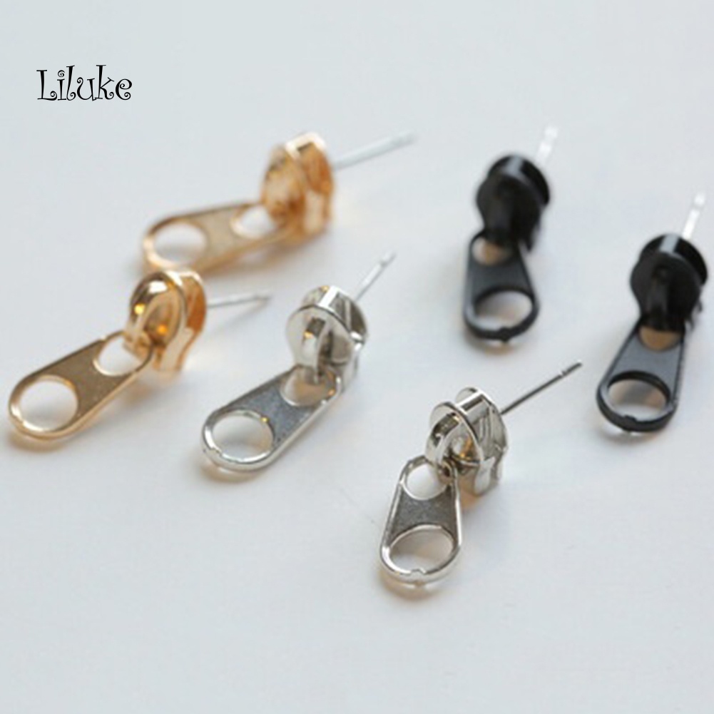 Đôi Khuyên Tai HìNh KhóA KéO Cá TíNh ThờI Trang Cho Nữ