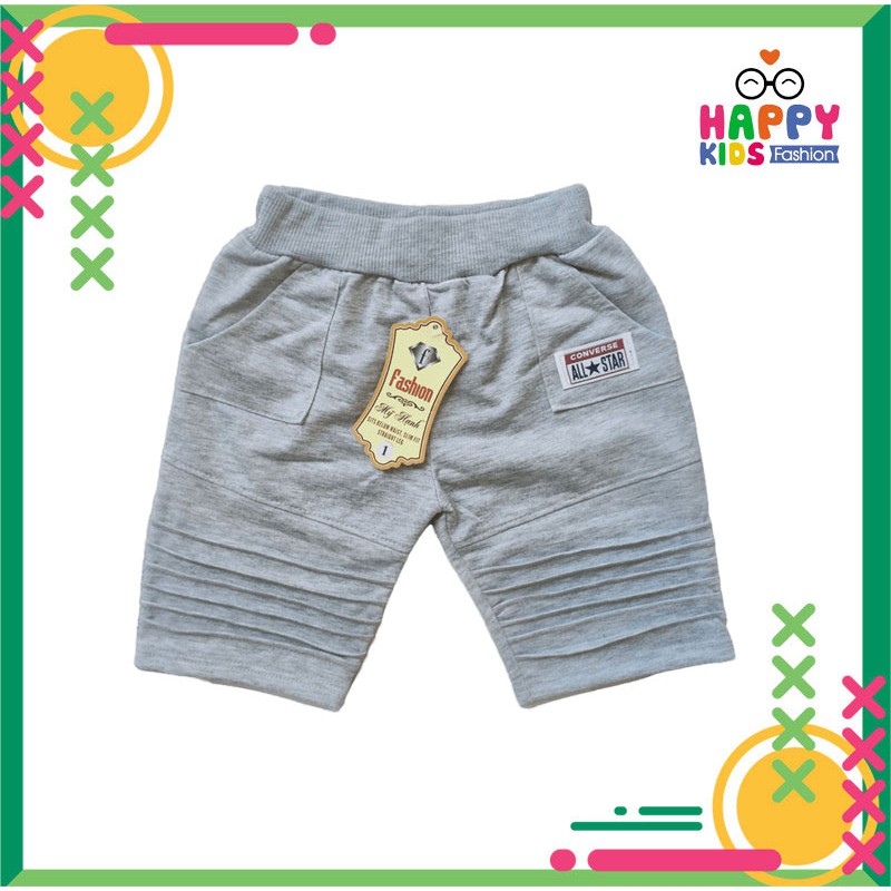 Quần Lửng Bé Trai  Vải Thun Da Cá Cao Cấp Kiểu Dáng Hàn Quốc - Happy Kids [ Made In Viet Nam - Giá Gốc ]