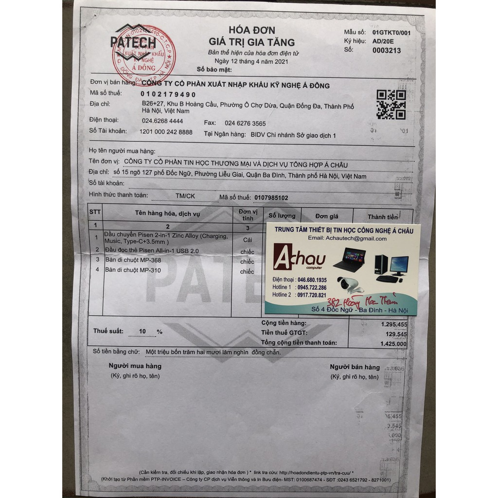 Đầu đọc thẻ nhớ PISEN 3 trong 1  chính hãng bảo hành 18tháng