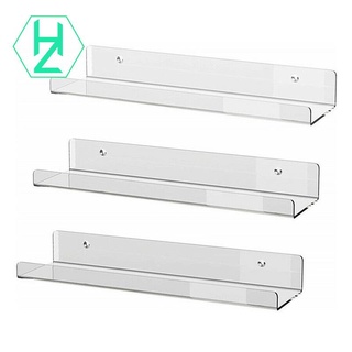 Set 3 kệ sách treo tường trong suốt