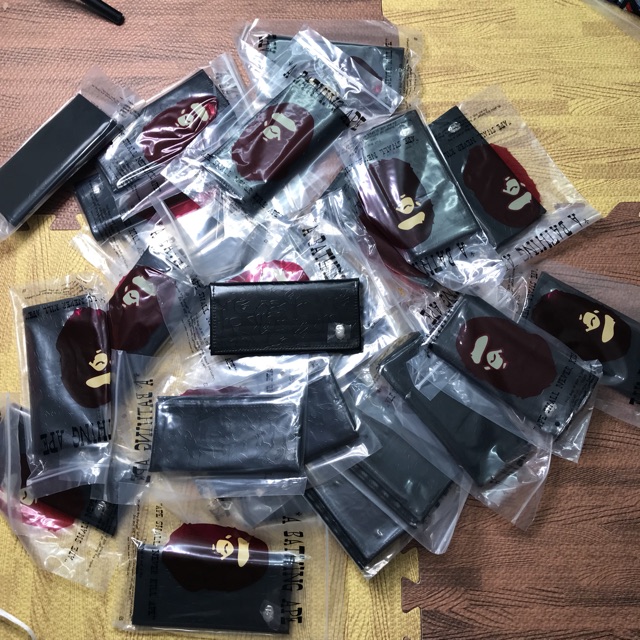 Ví bape camo ảnh thật