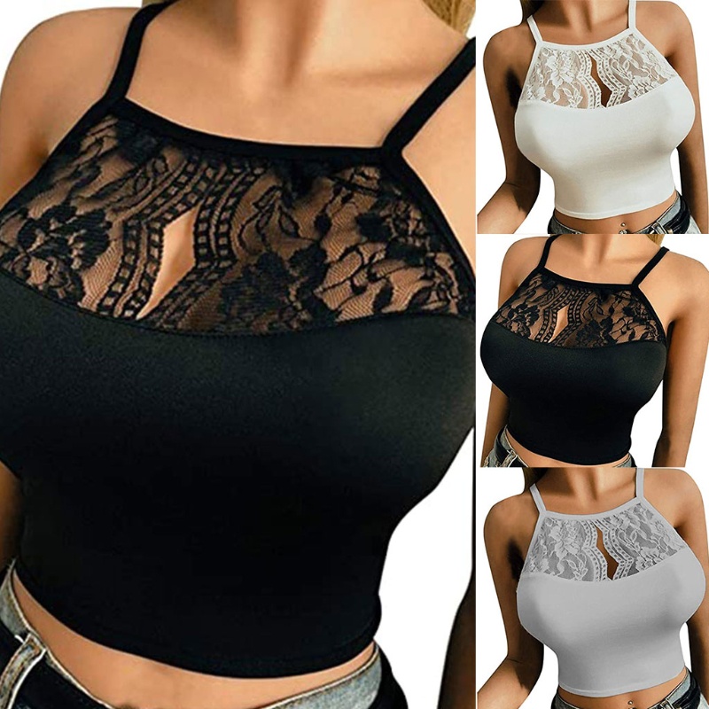 Áo Lót Ren Hoa Hai Dây Màu Trơn Khoét Rỗng Gợi Cảm Cho Nữ