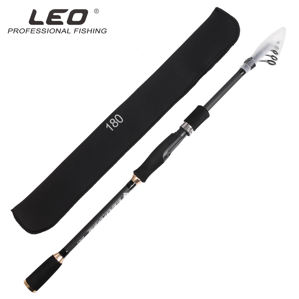 Cần Câu Lure Rút Gọn LEO Fishing Chuyên Đồ Câu Lure _Cần Câu Cá Lóc