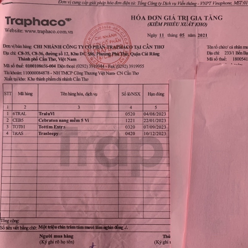 Trasleepy - Viên an thần