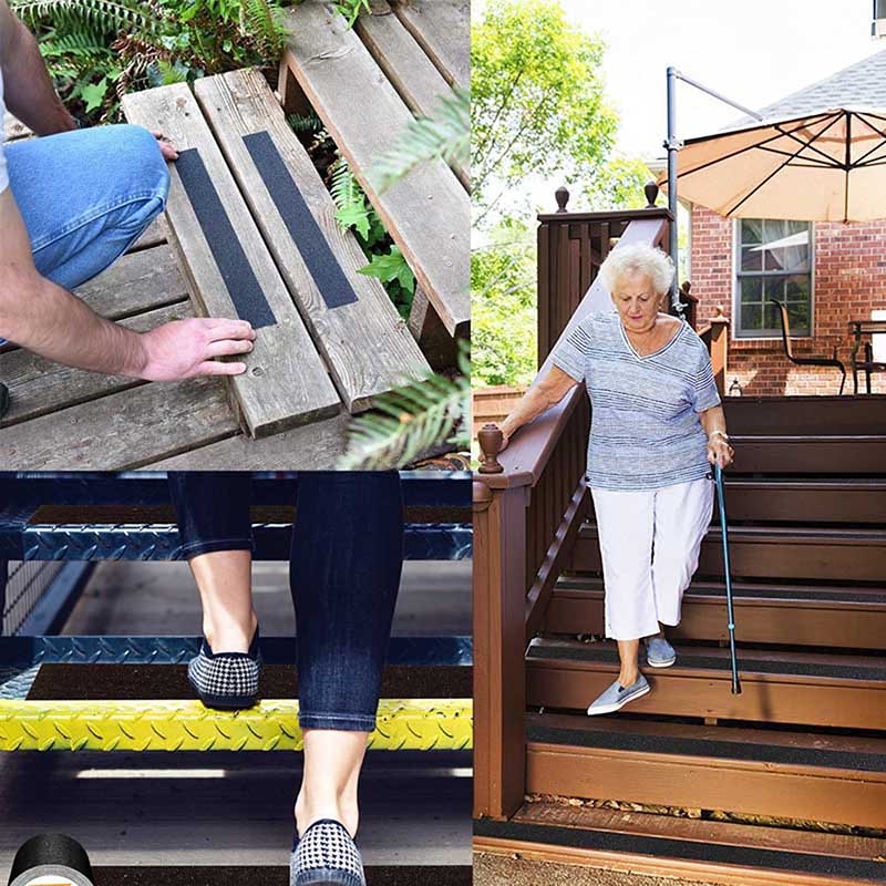 Miếng Dán Bậc Cầu Thang / Sàn Nhà Chống Trượt / Nước / Dầu / Mòn 250CM Thiết Thực Chống Trượt / Thấm Nước