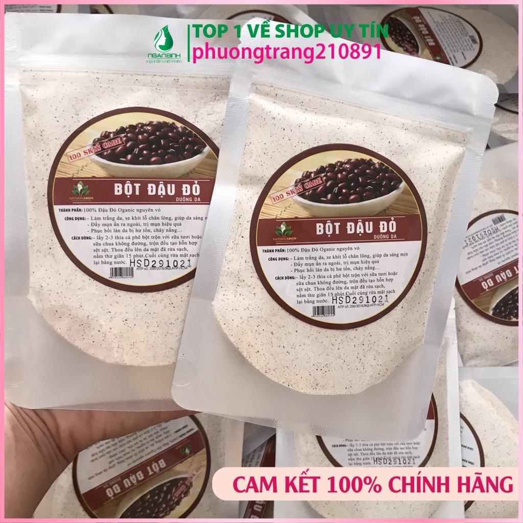 Bột đậu đỏ nguyên chất dưỡng da trắng hồng, mềm mại