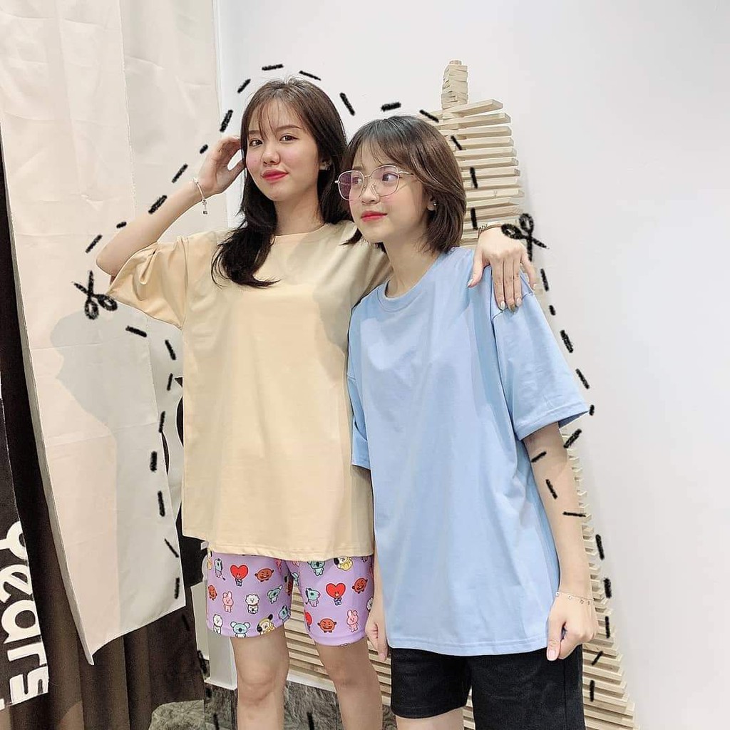 ÁO THUN TRƠN OVERSIZE ĐỦ MÀU UNISEX (16 Màu)