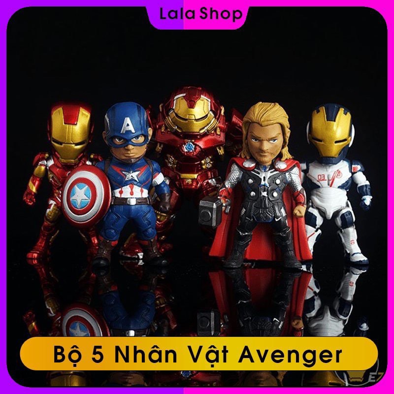 BỘ 5 MÔ HÌNH AVENGER HÀNG REAL