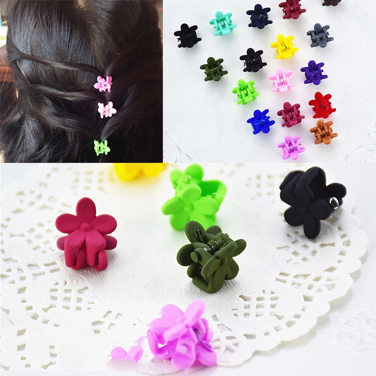 10 Kẹp Tóc Mini Thời Trang Hiện Đại Màu Ngẫu Nhiên