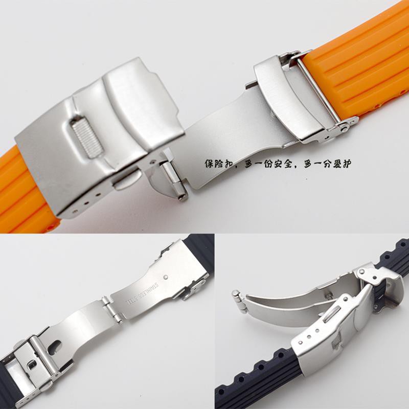 （Bolanxun） Citizen Sao Orange Eco-Drive Blue Sky Angel Series BM7140 Dây đeo Băng đeo Unisex Dây silicon cao su