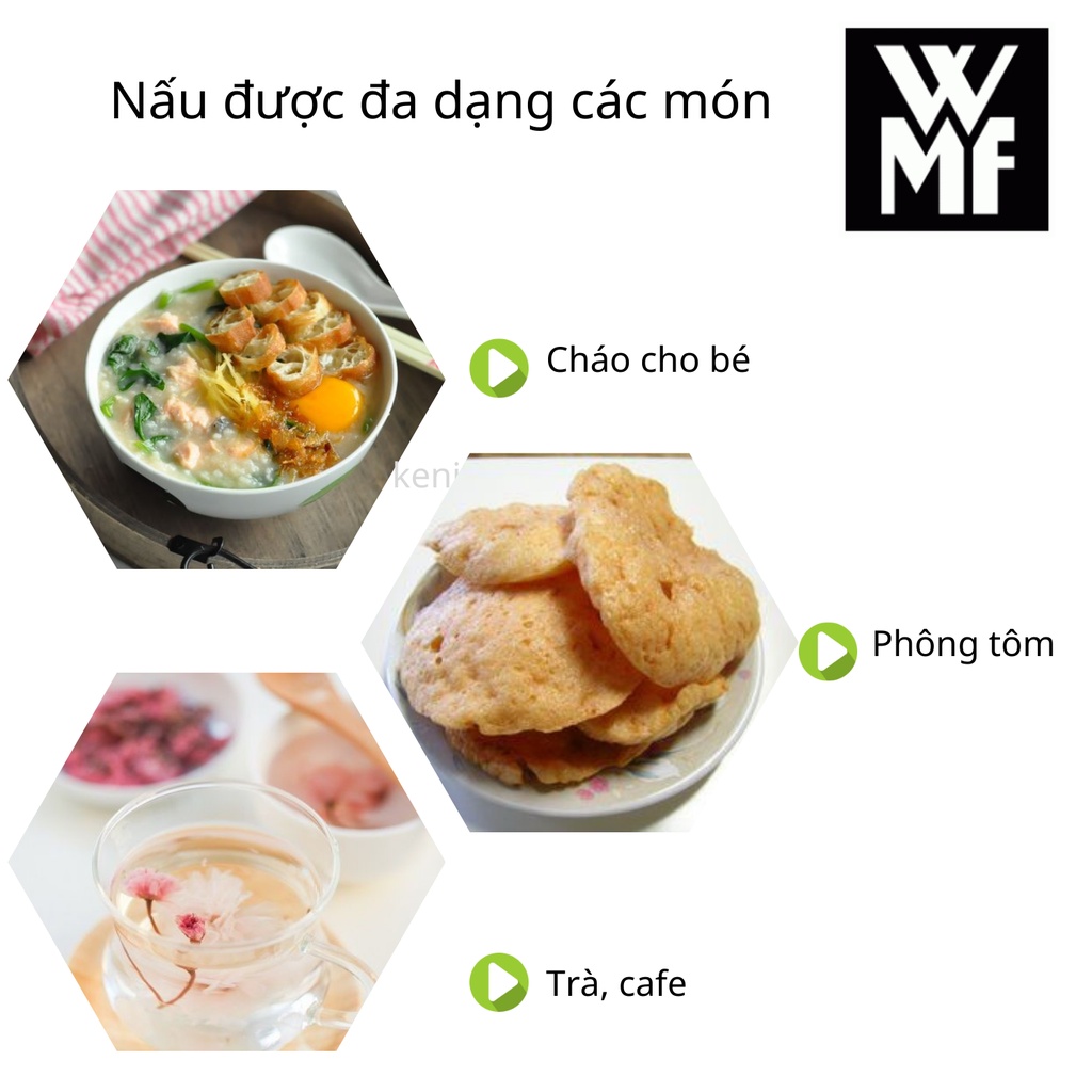 Quánh chống dính WMF 16cm thép không gỉ