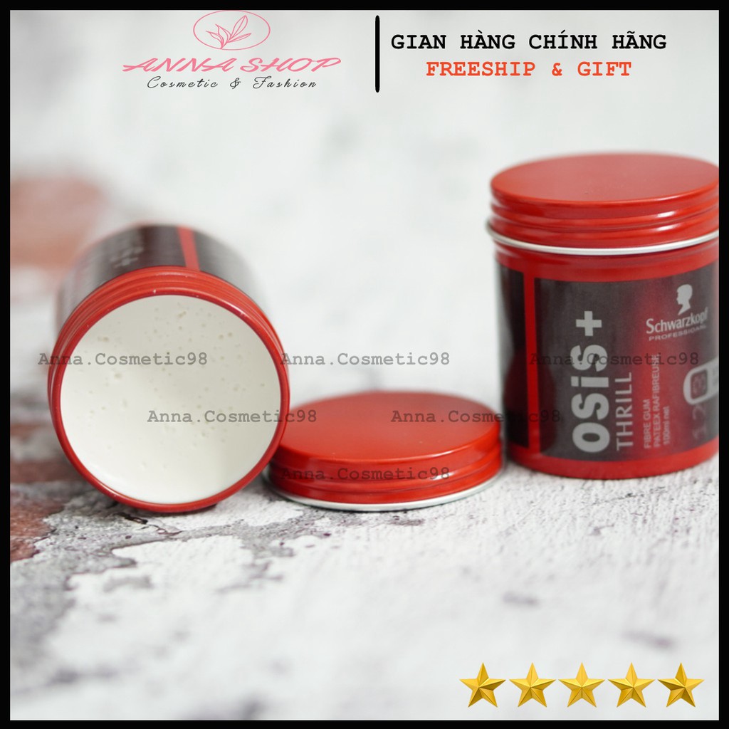 Sáp Vuốt Tóc Nam Osis Thrill 3 new version ( giữ nếp 12-14h) Dùng 8-10 tháng | keo vuốt tóc & wax vuốt tóc chính hãng