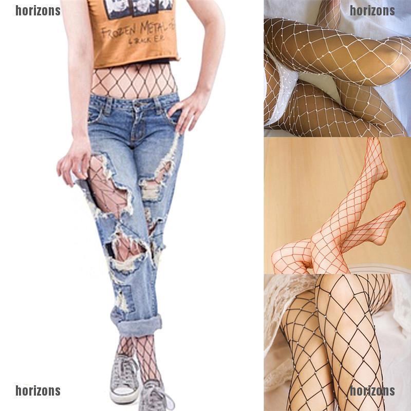 Tất Lưới Đính Đá Lấp Lánh Thời Trang Cho Nữ