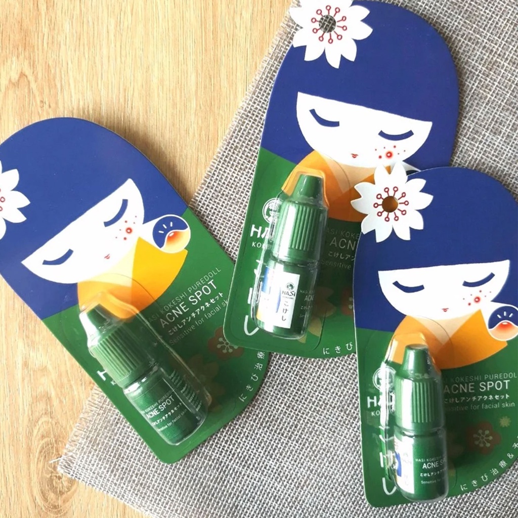 Chấm Mụn Hasi Kokeshi Giảm Sưng Và Gom Cồi Mụn Puredoll Acne Spot 5ml