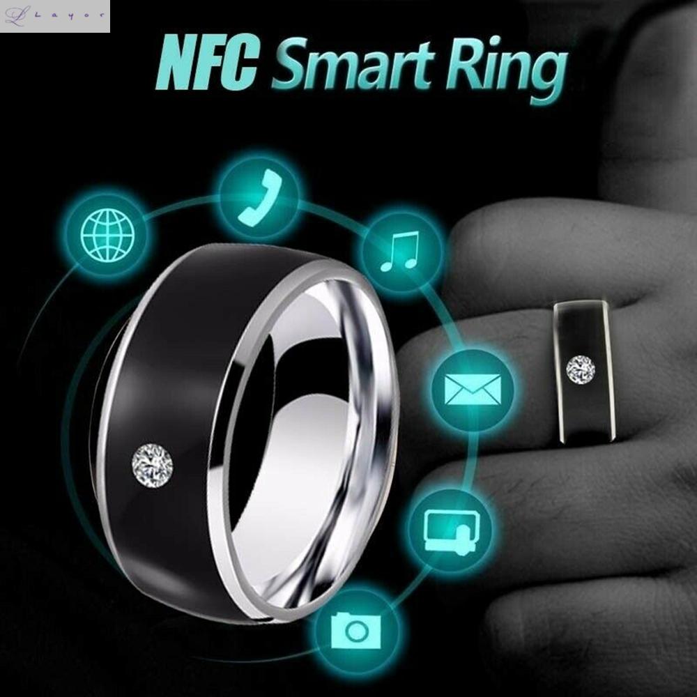 Nhẫn Đeo Ngón Tay Thông Minh Nfc Chống Nước Đa Năng Nhiều Màu Thời Trang Cho Điện Thoại Android