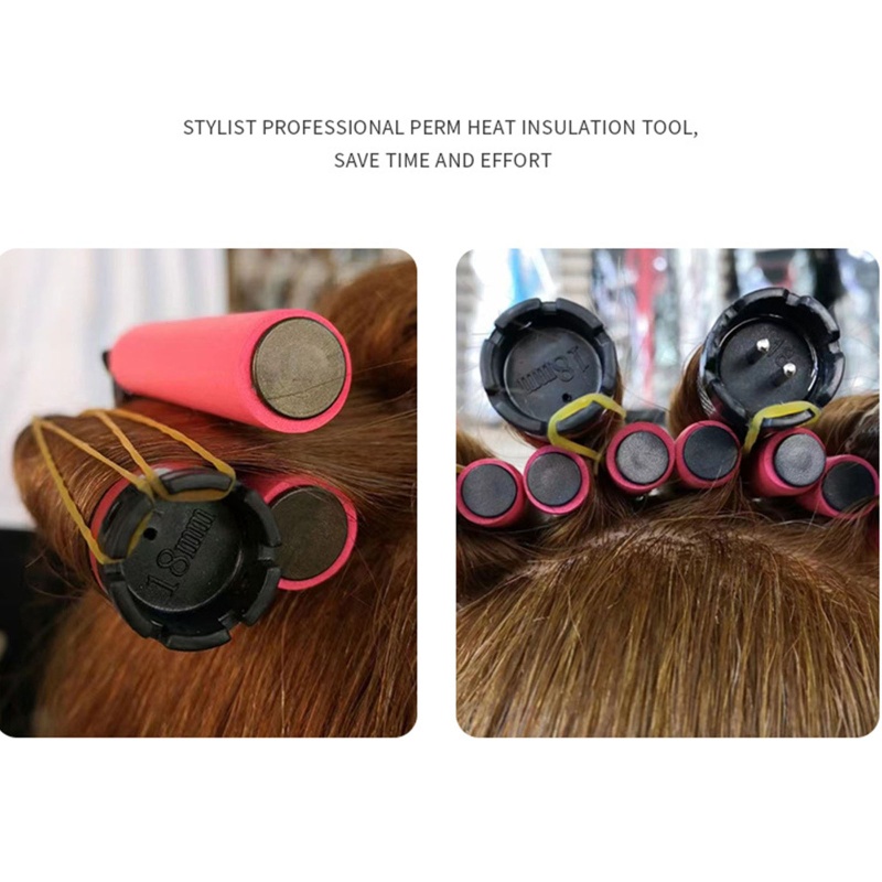 Set 12 Lô Uốn Tóc Xoăn Mềm Mại Linh Hoạt Cho Nữ