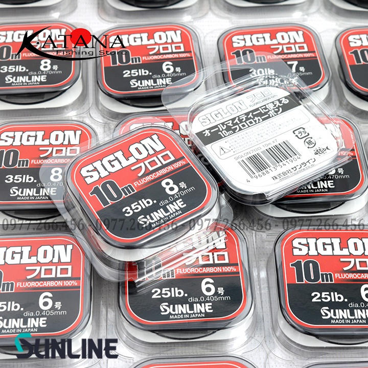 Dây FluoroCarbon Sunline Siglon FC - làm leader, làm thẻo