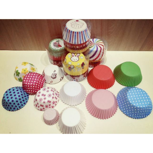 Giấy lót bánh cupcake / muffin ⚡ MẪU MỚI ⚡ Set 1000 tờ giấy lót giúp tạo hình cho chiếc bánh thêm phần hấp dẫn