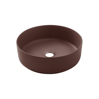 Chậu sứ màu - lavabo sứ màu nâu Kanly SU521