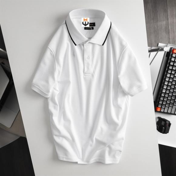 Áo POLO nam Massimo Dutti cổ viền sọc hàng xuất xịn cotton mềm mịn