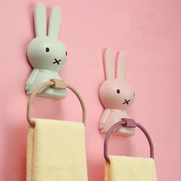 GIÁ TREO KHĂN TẮM, KHĂN LAU TAY HÌNH THỎ CUTE