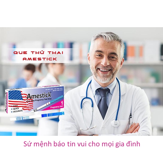 Combo 3 que thử thai chính hãng cho kết quả chính xác nhanh chóng AMESTICK