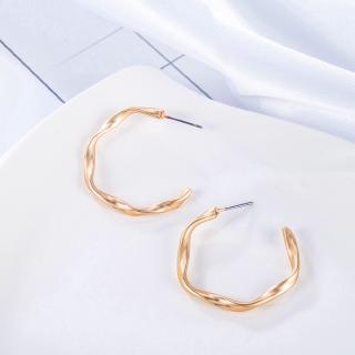 [Mã FAMAYFA giảm 10K đơn 50K] COD 1pair Hoa tai dạng vòng thời trang dành cho nữ