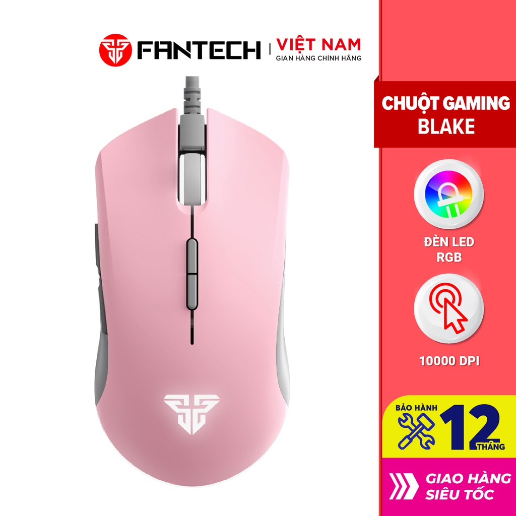 Chuột Gaming Có Dây FANTECH X17 BLAKE 10000 DPI LED RGB Chroma 16,8 Triệu Màu 7 Phím Macro - Hãng Phân Phối Chính Thức