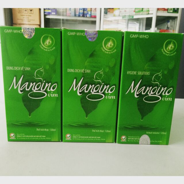 Dung Dịch Vệ Sinh Mangino vim . 120ml