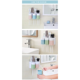 KỆ ĐỂ BÀN CHẢI KÈM CỐC ECOCO E1402