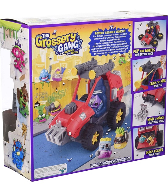 Set xe đồ chơi The Grossery Gang Robot 2in1, chính hãng.