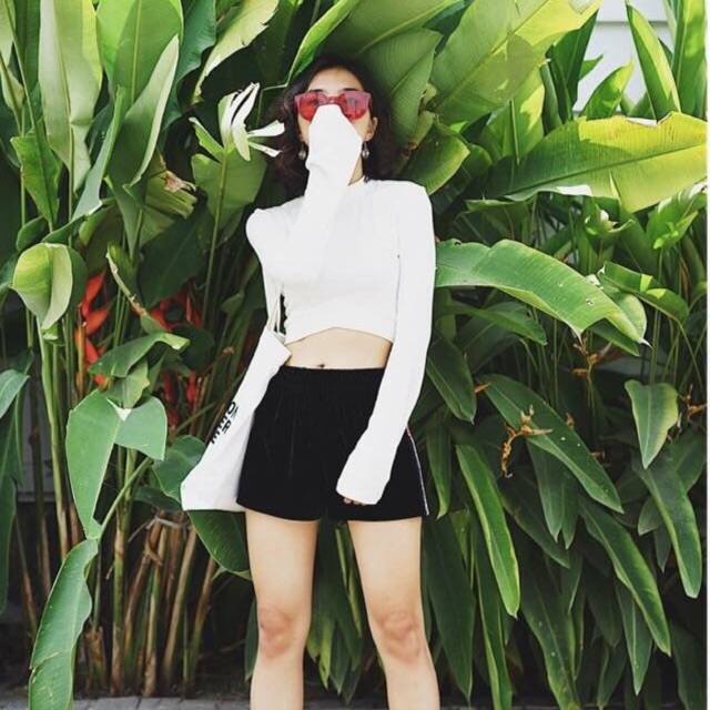 Croptop len gân