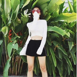 Croptop len gân