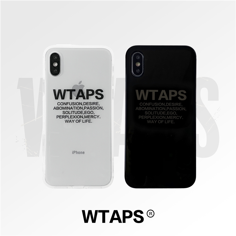 iPhone 12 Ốp điện thoại mềm trong suốt WTAPS cho iPhone 11 Pro max i7 i8 plus X XR XS MAX | BigBuy360 - bigbuy360.vn