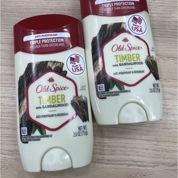 Sáp Khử Mùi Old Spice Timber 73g