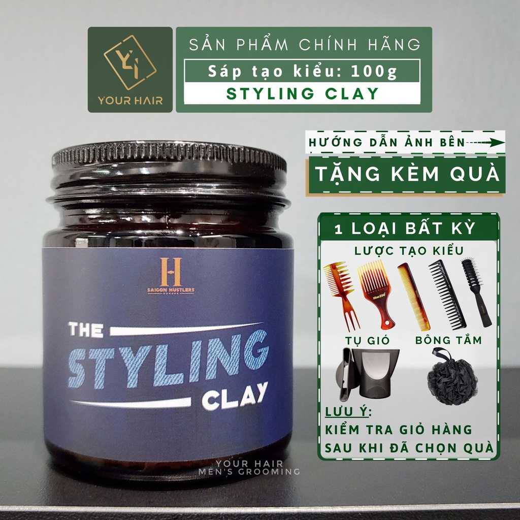 Sáp tạo kiểu The Styling Clay Saigon Hustlers 100g