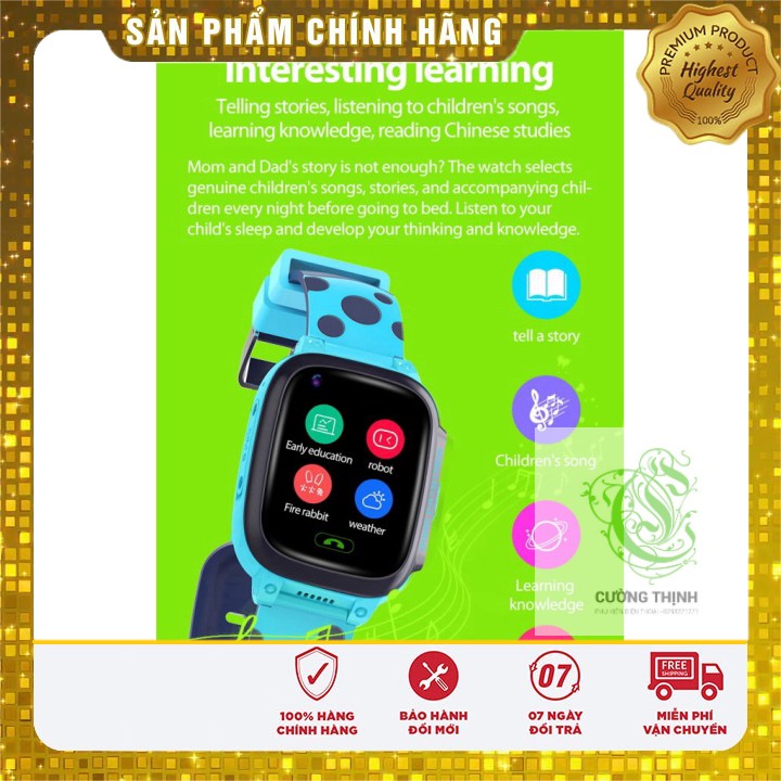 CHÍNH HÃNG Đồng hồ thông minh Y95 Y95H Y33H màn hình cảm ứng HD 4D có camera 1.3mp WiFi định vị GPS LBS gọi video call