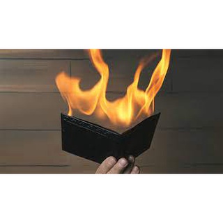 Đồ chơi ảo thuật ví lửa, bóp lửa tự cháy ( Không kèm x ă n g )