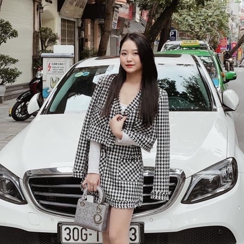 Túi Xách Nữ Lady ĐÁ Cao Cấp xách tay, dây xích + dây da đeo chéo L01108 LAROSE