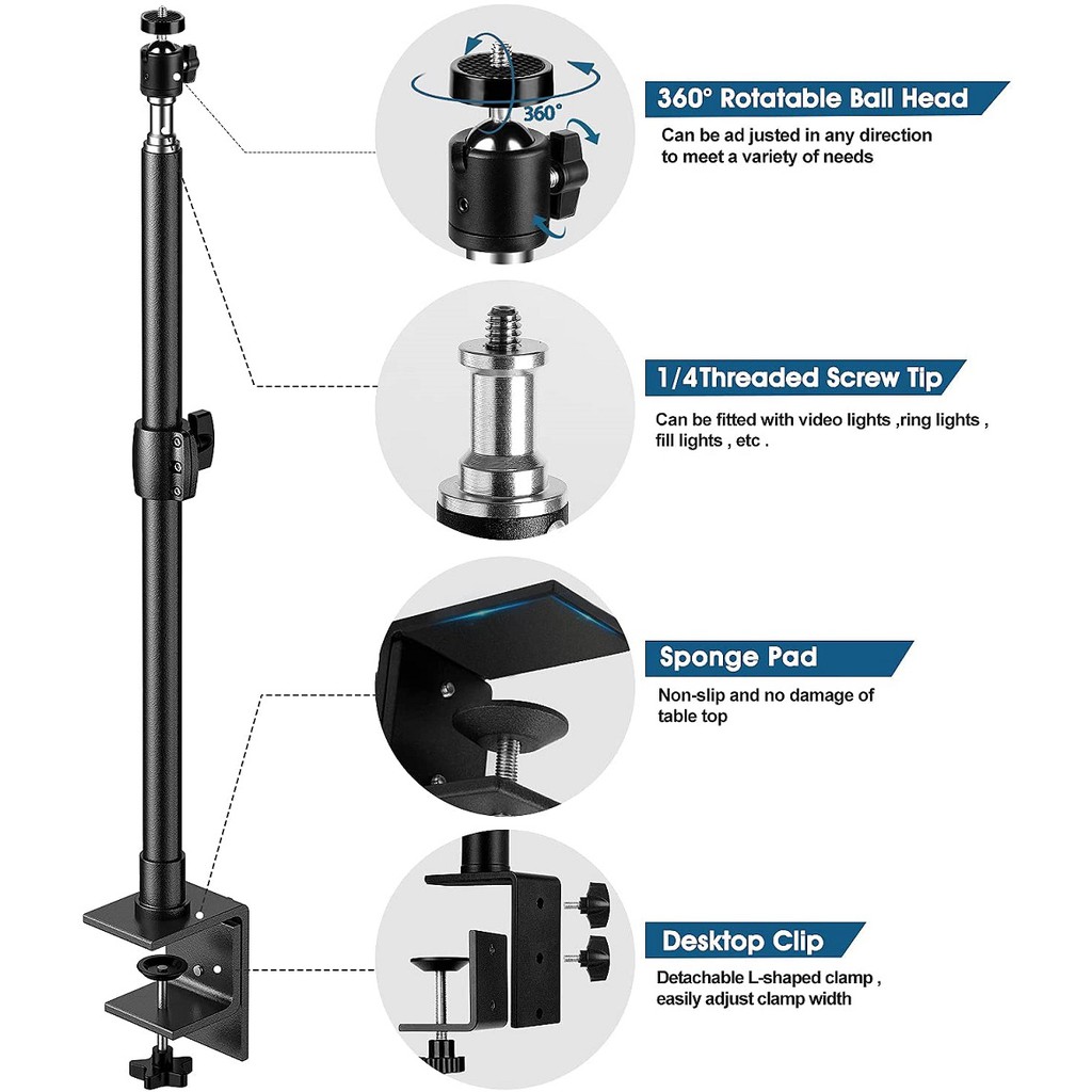 Giá Đỡ Máy Ảnh Hình Chữ C Có Thể Điều Chỉnh Kèm Ốc Vít Chuyên Dụng | BigBuy360 - bigbuy360.vn