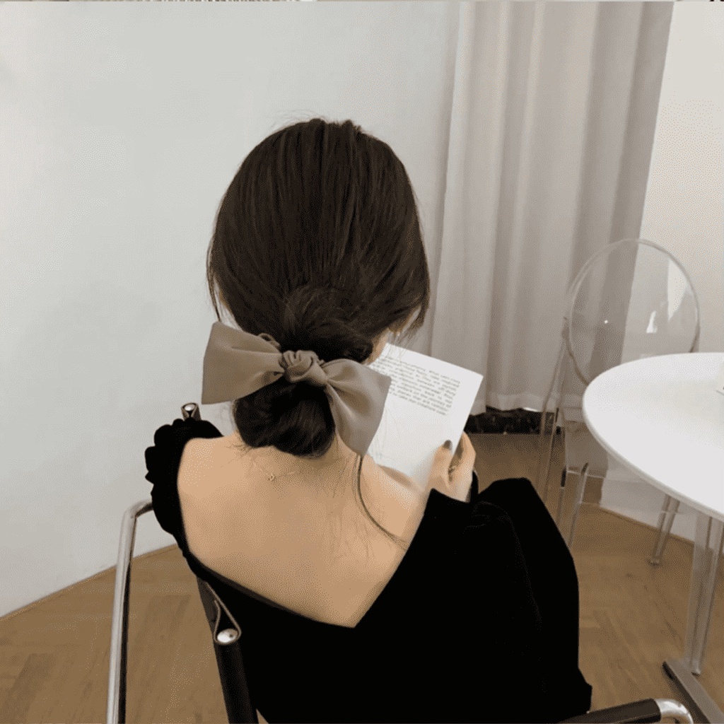 Dây buộc tóc vải Satin mềm co dãn thời trang thanh lịch cho nữ Shop Bố Sam