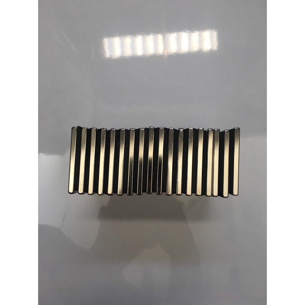 Nam châm đất hiếm 50mm x 25mm x 5mm lực hít cực mạnh, nam châm trắng