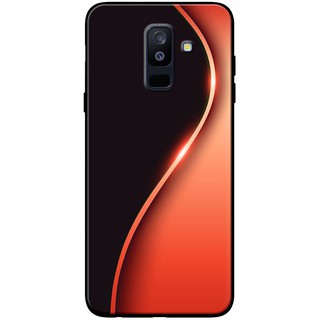 Ốp lưng Samsung Galaxy A6 Plus, A8 Plus, A8 Star in hình Đường cong cam