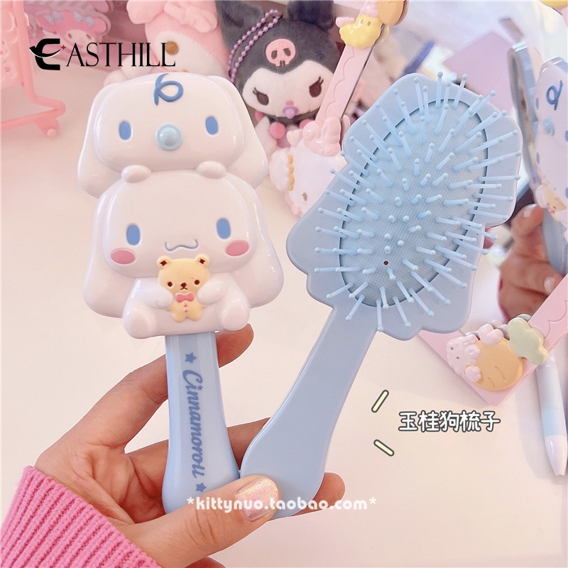 SANRIO Phụ Kiện Lược Cài Tóc Hình Búp Bê Cinnamoroll 3D Dễ Thương