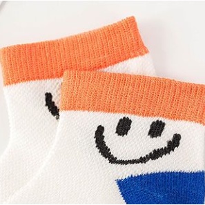 Vớ Cotton Nguyên Chất Mỏng Thoáng Khí Phong Cách Mới Cho Bé