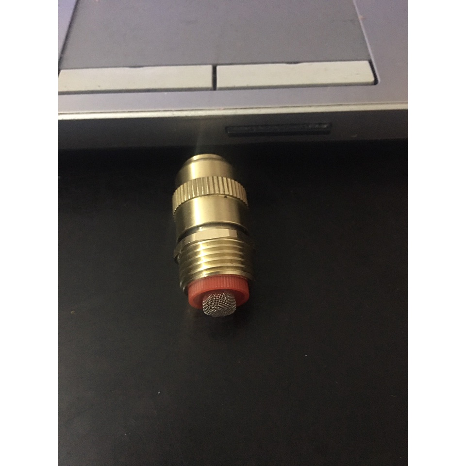 Béc tưới đồng 2 trong 1 chân ren 21mm có kèm lọc, Béc đồng tưới 2 trong 1 chân ren 21mm có kèm T, cút, nối