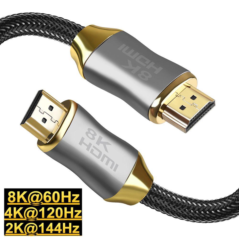 BEBETTERM Dây CáP HDMI 48Gbps 1m / 1.5m / 3m / 5m Cho MáY ChiếU PS5 PS4