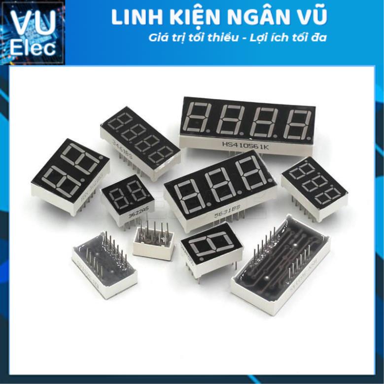Led 7 0.56 Anot, Katot 1-4 Số Sáng Đỏ